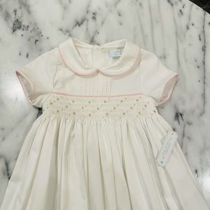 Smocked A-Line Dress